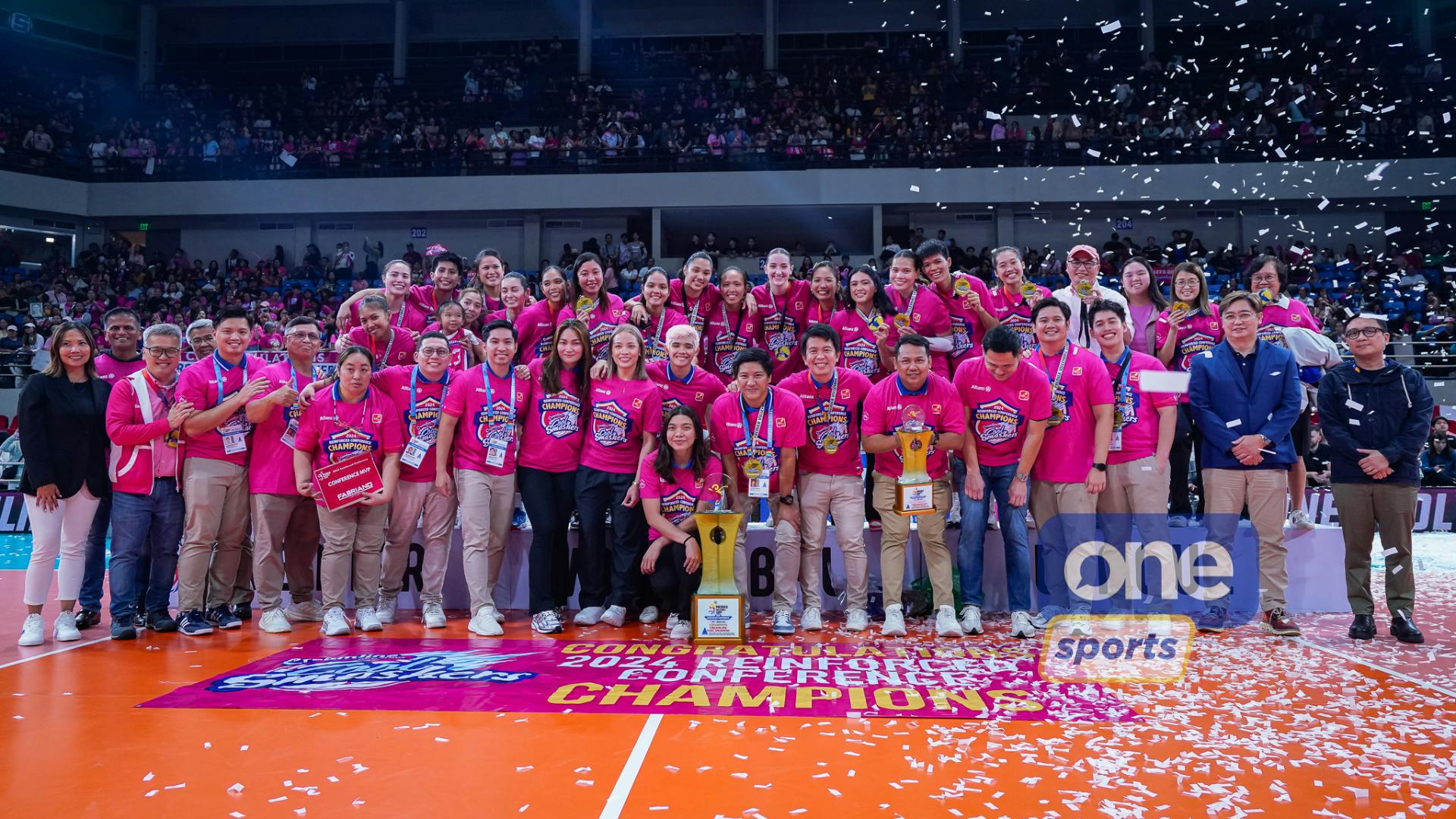 WATCH: Creamline Cool Smashers ascend to the PVL Reinforced Conference throne for the first time since 2018